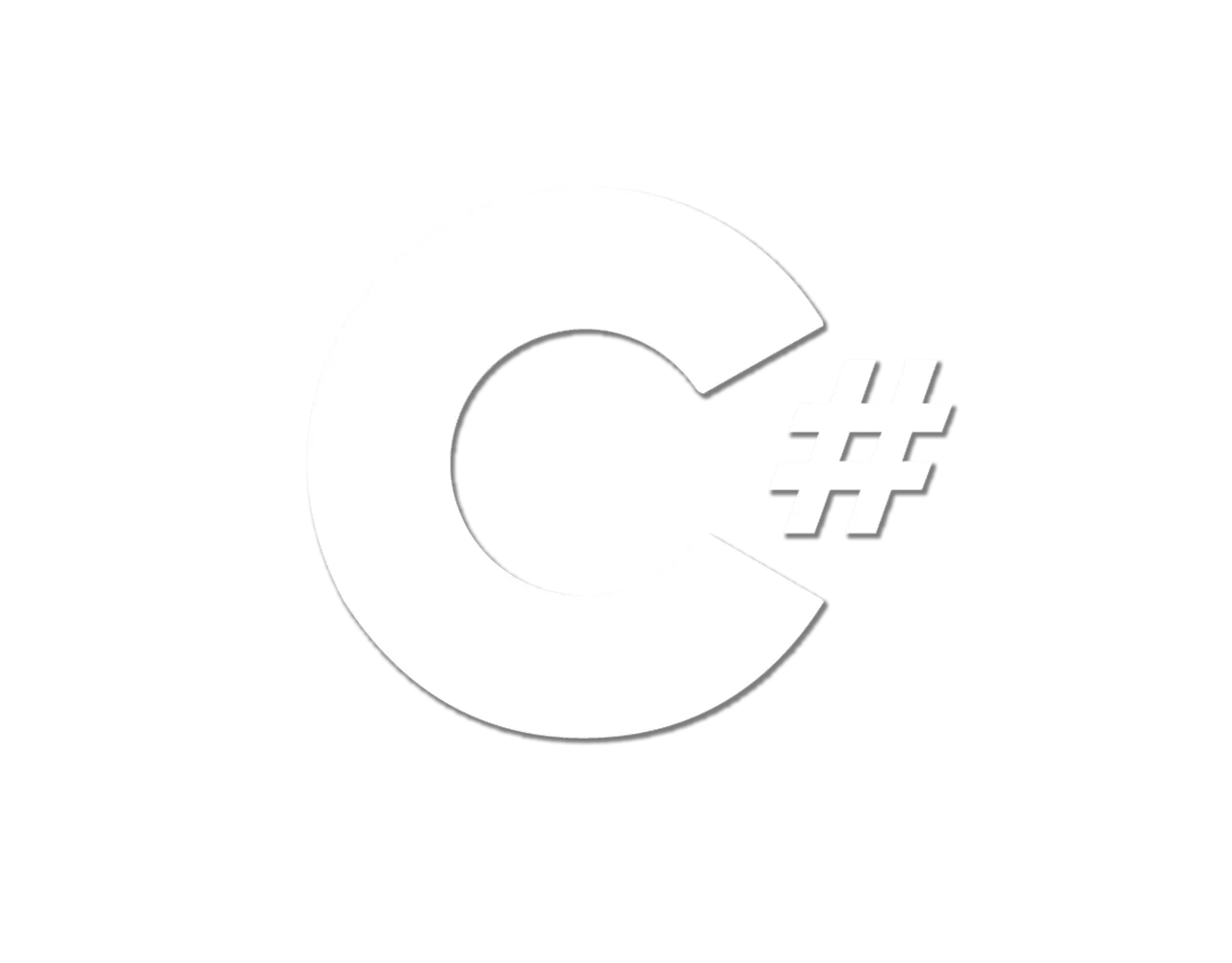 Logo C# Transparent Full Stack Page Metas